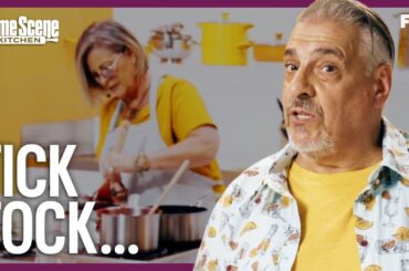 Bickering Italian Couple Struggles With The Time Challenge | Crime Scene Kitchen