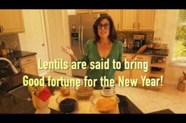 Italian Lentil Soup Recipe  |  Lentil Soup Italian New Year's Day Tradition