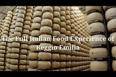 The Full Italian Food Experience In Reggio Emilia Trying Parmesan Cheese and Parma Ham