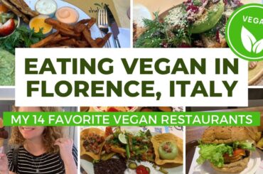 BEST VEGAN FOOD IN FLORENCE, ITALY!!!