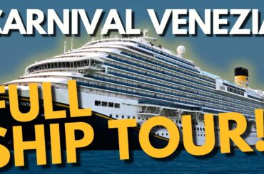 Carnival Venezia Full Ship Tour, 2023 Review & BEST Spots of Carnival's Newest Cruise Ship
