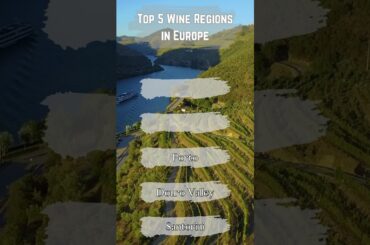 Thirsty?! Top 5 Wine Regions in Europe    #top5travel #travel #vacation