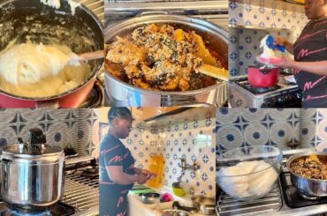 Italy wife dairies:cooking poundo yam and ejusi soup for my husband