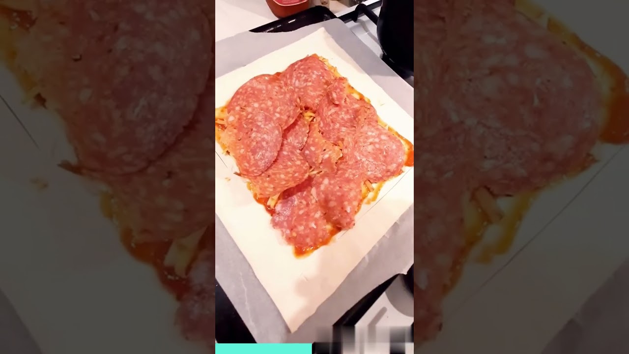 Got puff pastry? make a pizza! #shorts Got puff pastry? make a pizza! #shorts