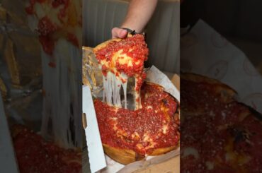 Eating Nancy’s pizza and doing a cheese pull test!