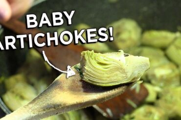 How to cook Baby Artichokes - Italian family Recipe