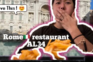 Rome,Italy Restaurant AL34 (Delicious PASTA)