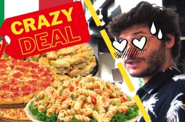 ITALIAN BUFFET in Rome, Italy! BEST aperitivo buffet | Momart Restaurant