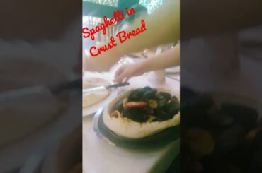 BAKED SPAGHETTI IN CRUST w/Seafood  #italianfood #livinginitaly