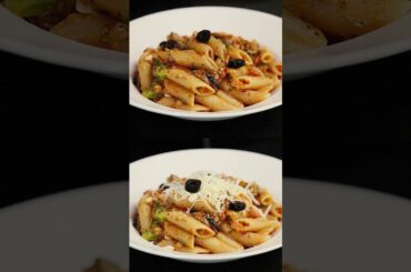 Pasta Penne Arrabiata Shorts | Red Sauce Pasta in Bengali | Easy Pasta Recipe