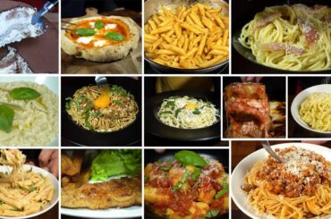 13 Relaxing ASMR Italian Food Recipes Satisfying Sounds and Flavors !