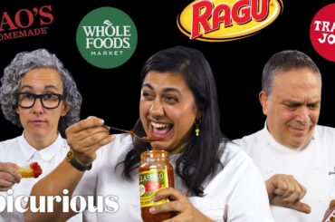 3 Italian Chefs Taste Test Supermarket Marinara Sauce | Epicurious