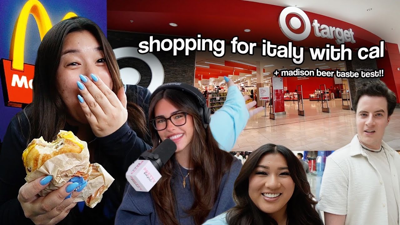 SHOPPING FOR ITALY WITH CAL + Eating Like Madison Beer!! SHOPPING FOR ITALY WITH CAL + Eating Like Madison Beer!!