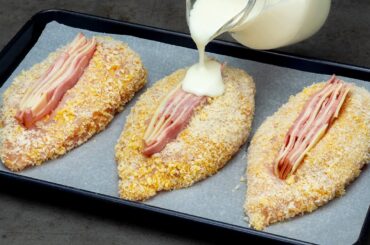 An Italian family taught me how to cook chicken breast so tasty! Easy and quick recipe!