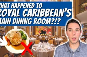 What Did Royal Caribbean do to the Main Dining Room Menus?!?