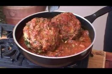 Regional Italian Cuisine Traditional Stuffed Artichokes - part 2 of 2