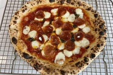 Fresh mozzarella and American pepperoni