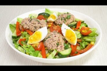 BEST Tuna Salad | How to make HEALTHY TUNA SALAD with Easy Dressing