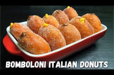 Bambolini | Italian Cream & Nutella Filled Donuts | Quick & Easy Recipe