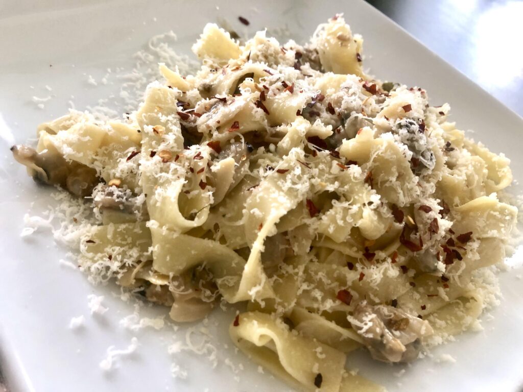 Fettuccini and Clams