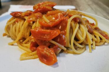 Spaghetto con canocchie/cicale di mare