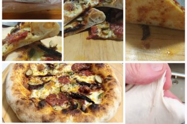 Airy, crispy corniccione of a traditional Neapolitan pizza, cooked in a Gozney Roccbox!