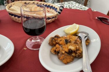 Cervella fritte at ristorante “Mangio da Nonna” - Sassari