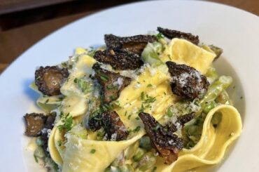 Pasta Primavera with Morels
