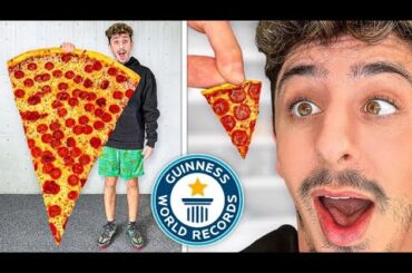 Eating the Worlds Biggest VS Worlds Tiniest Food!