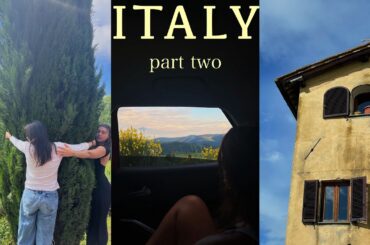 GRAD TRIP TO ITALY: part two|| wine tour, cooking class, trip to Florence