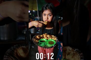 Pani Puri Eating Challenge || 30 Seconds 20 Pani Puri Challenge #shorts #challenge