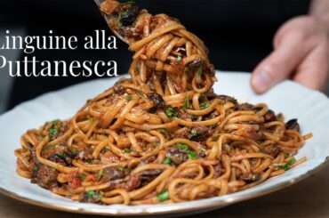 Pasta Puttanesca: A fantastic weeknight Italian pasta dish!