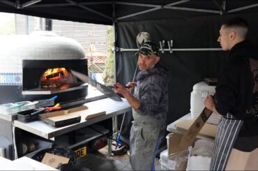 Massimo the Pizza Master of London | Wood Fire Oven Sourdough Pizzas | + Q&A's | Italian Street Food