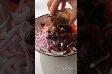 Today i have a greek salad recipe#Asmr#mukbang#food#dinner#cooking#shots #YouTube