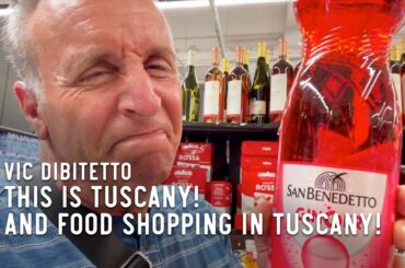 THIS is Tuscany! And food shopping in Tuscany!