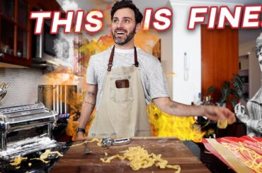 I got OWNED making Marcella Hazan’s Fresh Pasta Bolognese