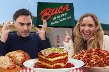 Taking My Italian Husband to Buca di Beppo!