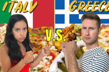 Greek Food vs Italian Food - Which Is Better? | Travel Podcast Ep3
