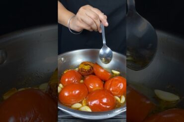 Viral Recipe Tomato Chutney ASMR Cooking #shorts #food #cooking #viralrecipe #asmrcooking #asmr