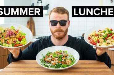 Healthy Lunches for the dog days of summer.