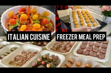 MEAL PREPARATION. Simple and healthy recipes. ITALIAN CUISINE,  italian recipes for freezing ! food
