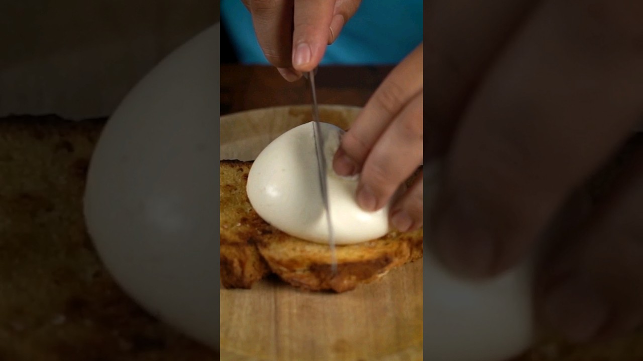 ASMR | Crispy burrata toasta ! #Shorts ASMR | Crispy burrata toasta ! #Shorts