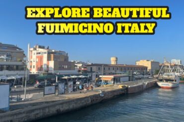 MY STAY IN FUIMICINO ITALY SEE THE BEAUTIFUL TOWN AND FOODS