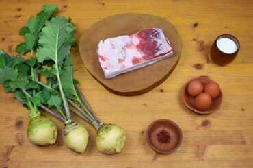 Medieval Tuscan Stew with Pork Belly and Rutabaga