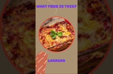 Guess the Italian food challenge