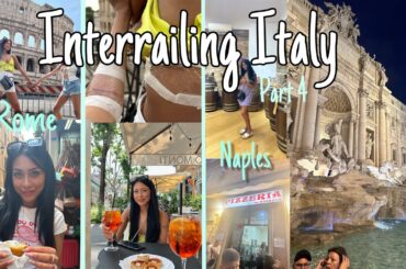 Rome & Naples vlog! Cooking classes, Tattoos and eat pray love pizza! - Inter railing Italy!