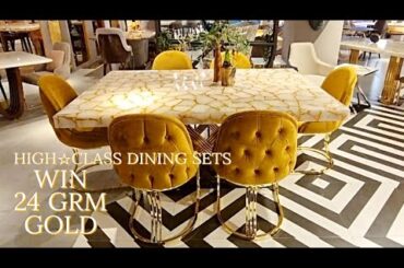 Most Gorgeous, Fashionable & Posh Dining Table All India Delivery  Luxurio Boutique Homes Hyderabad
