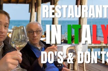 Italy Restaurants Do's And Don'ts  - Essential Do's and Don'ts for Restaurant Etiquette