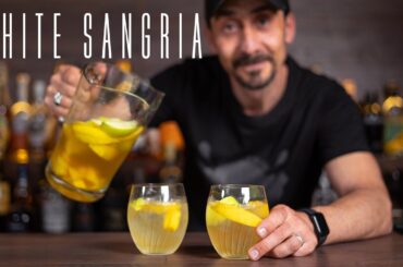 How to make the most delicious White Sangria with Elderflower and Calvados