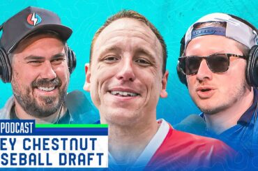 JOEY CHESTNUT PLANS TO BREAK HOT DOG EATING RECORD + FANTASY BASEBALL DRAFT